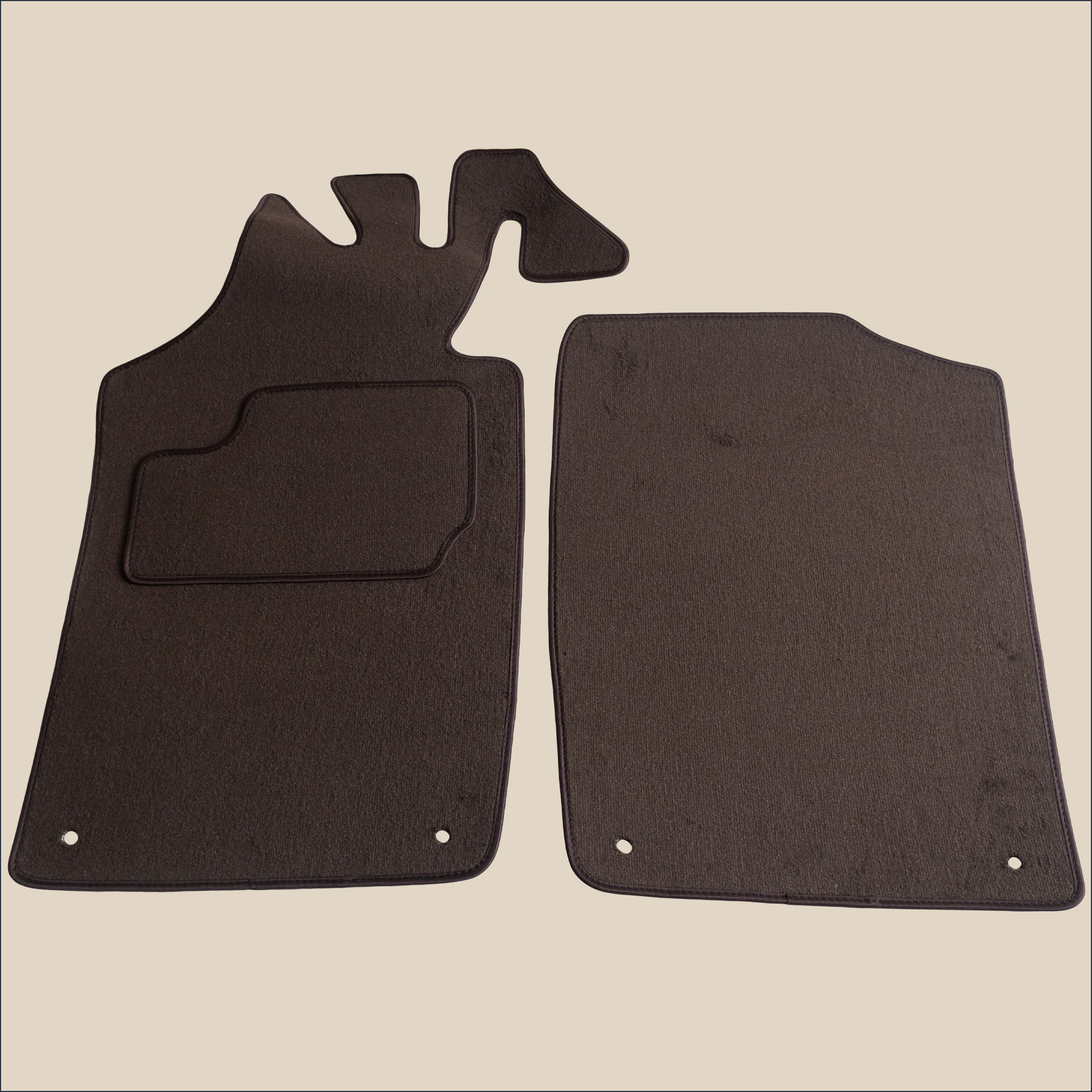 tapis avant marron Porsche 914