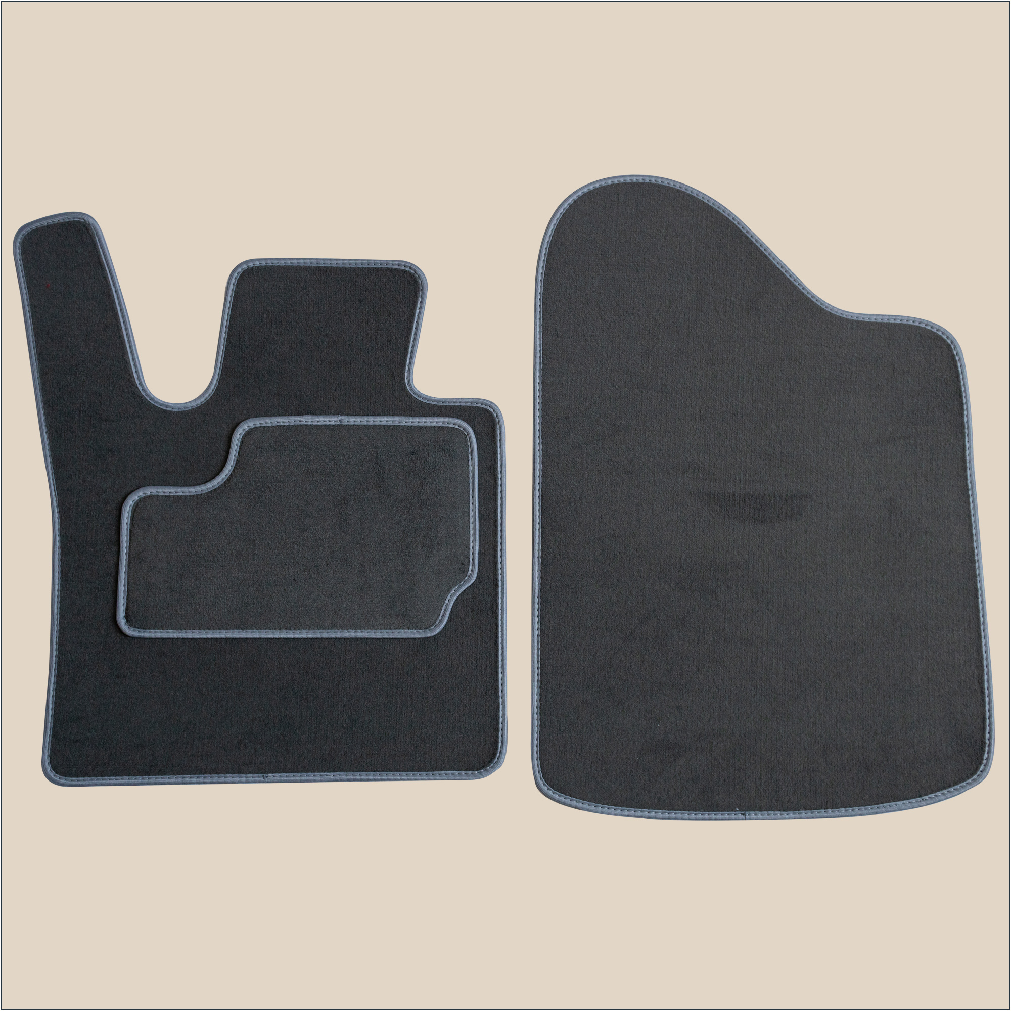 tapis avant renault 25 gris