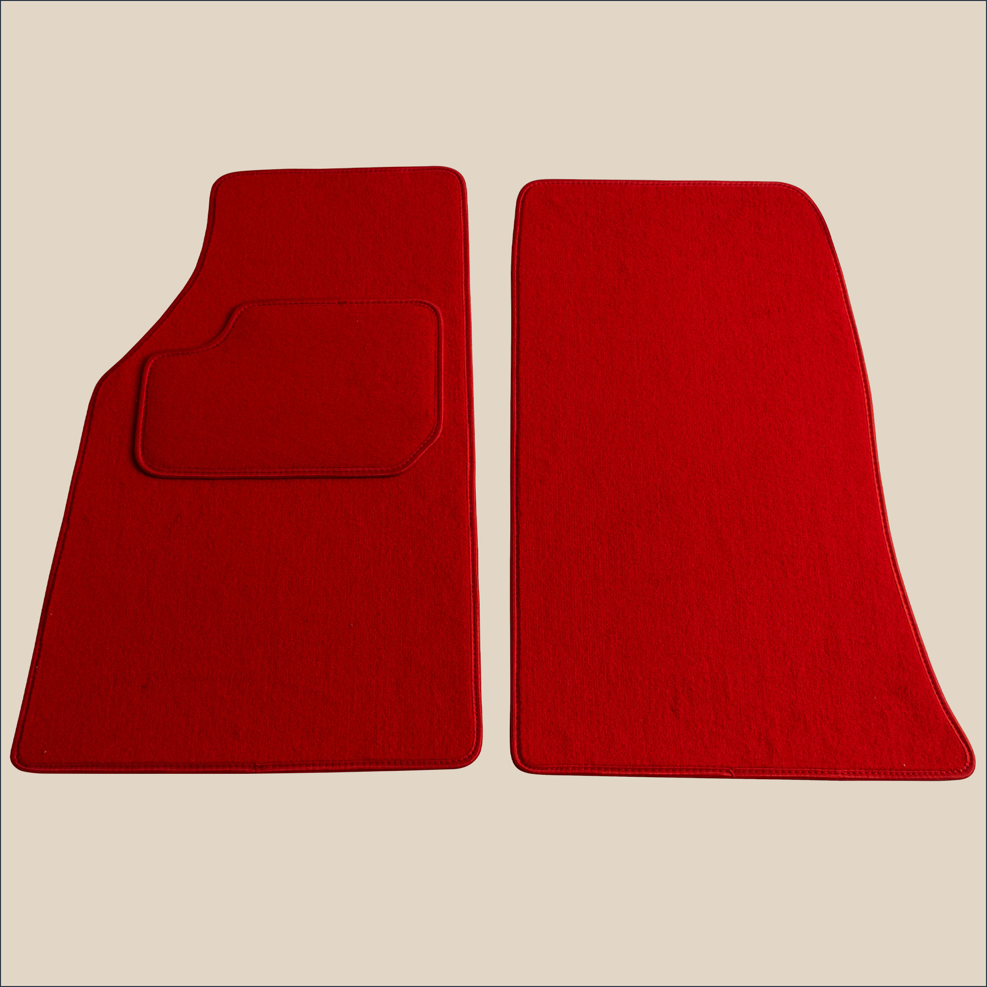 tapis avant rouge austin healey bn4