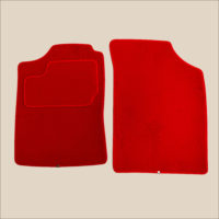 tapis avant rouge renault super 5 3 portes