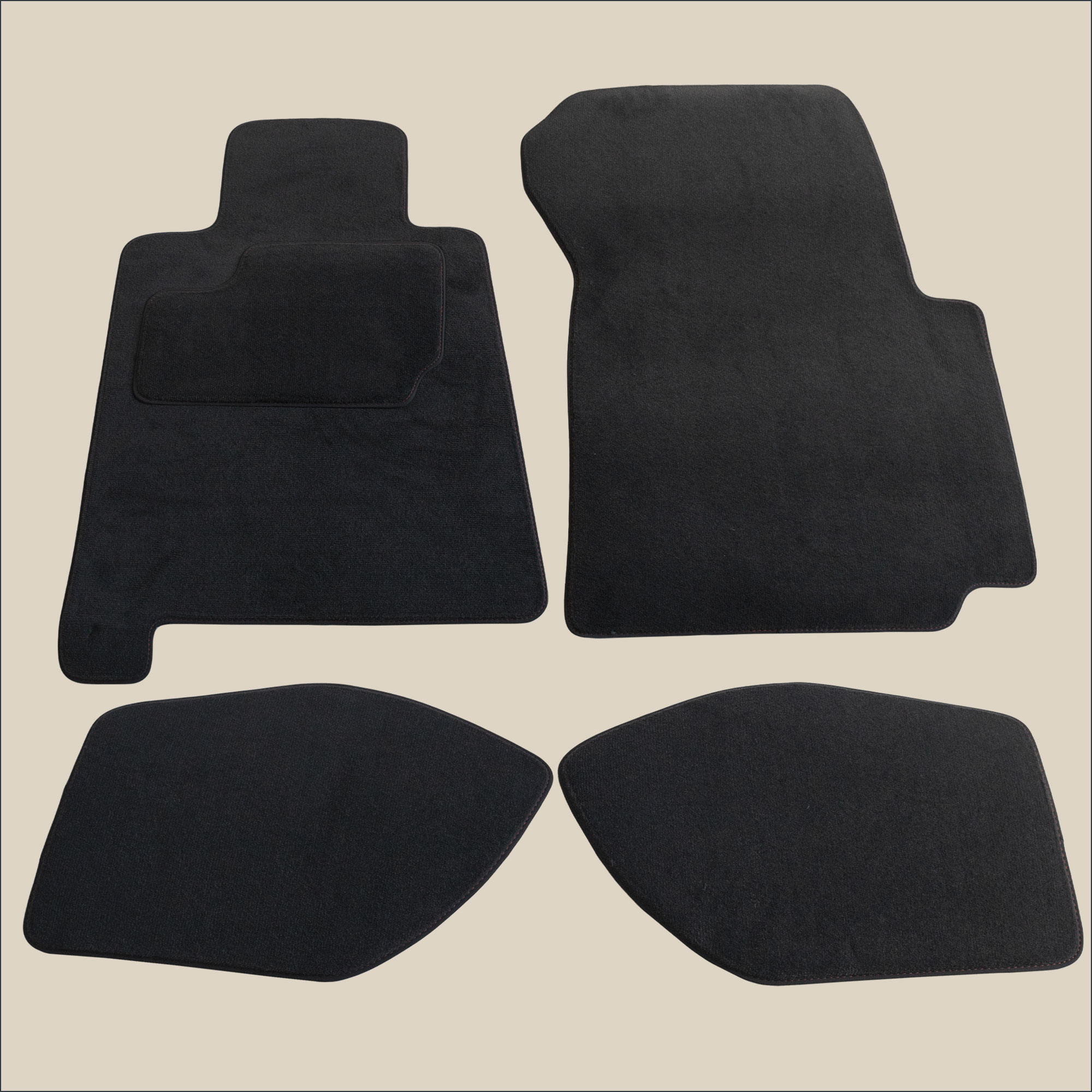 tapis surpiqure rouge porsche 928