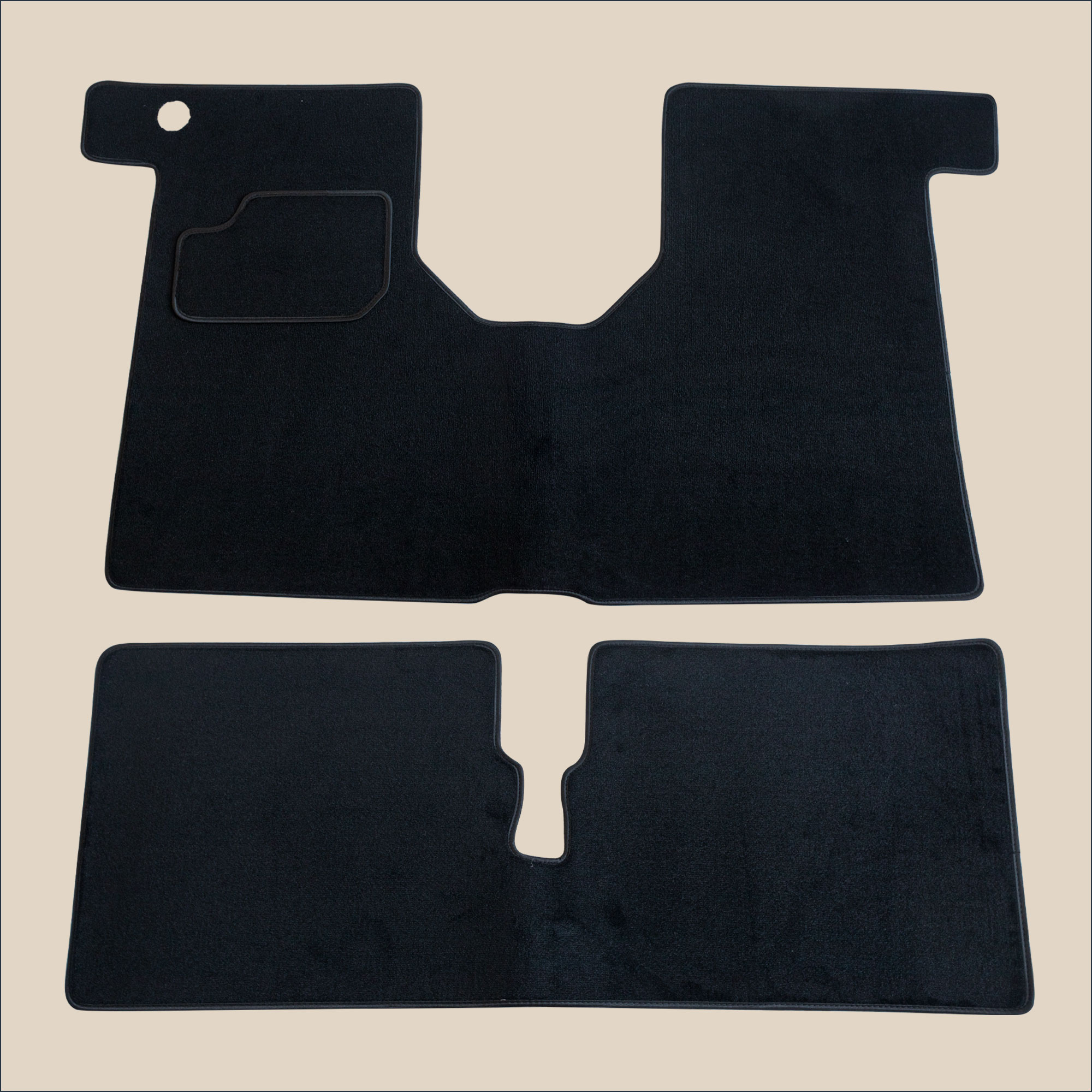 tapis noir renault 4