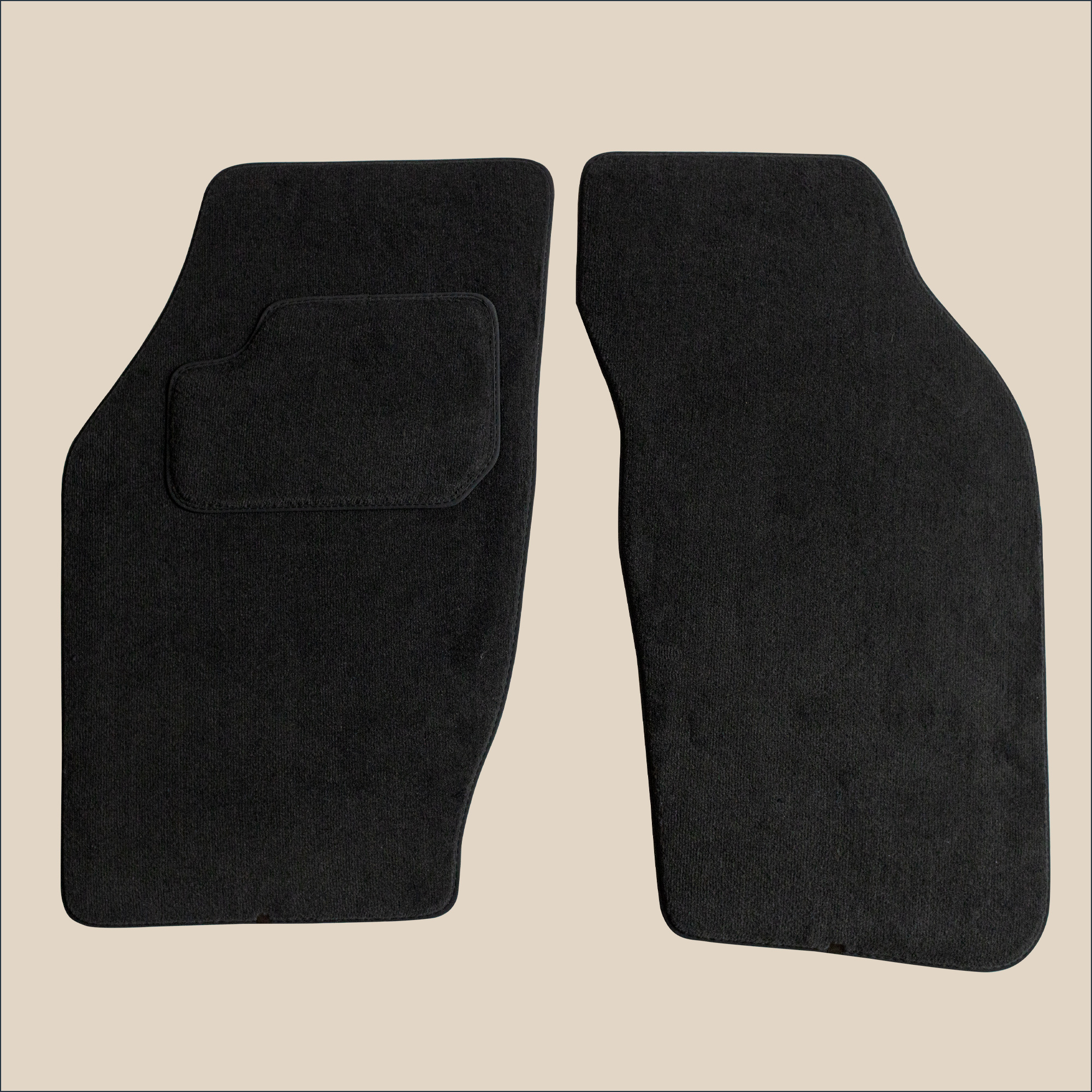 tapis avant surpiqure gris saab 900 cabriolet