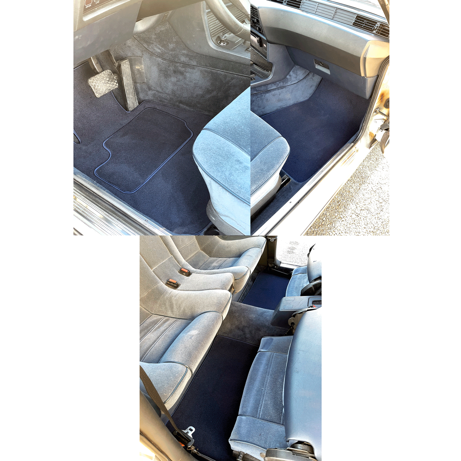 tapis bleu marine bmw serie 6 e24 coupe