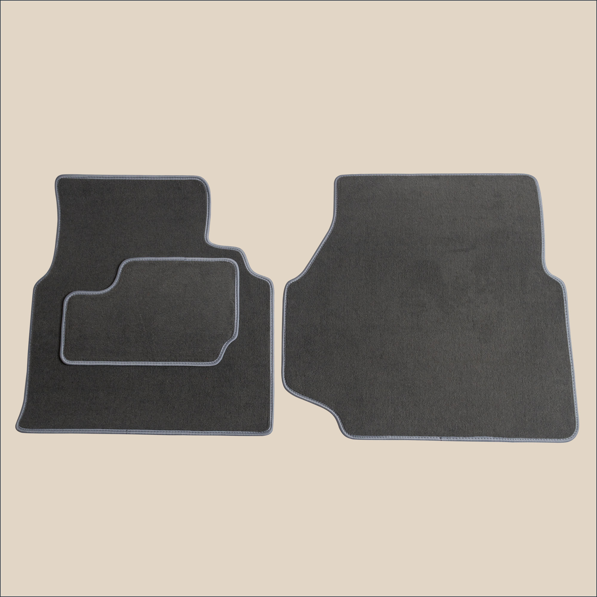 tapis gris avant land rover defender 90