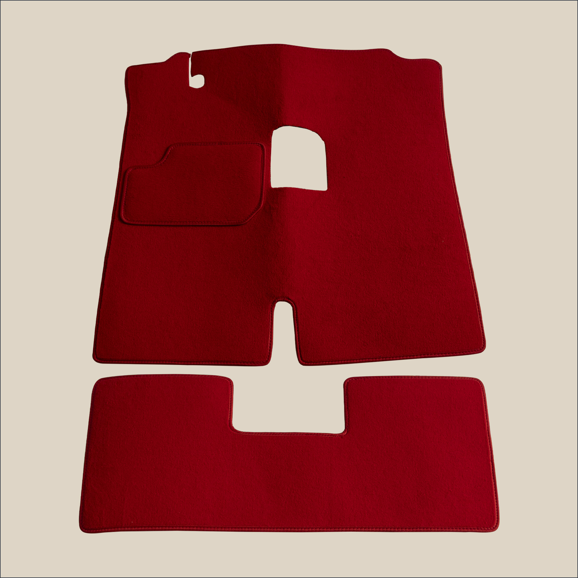 tapis rouge austin mini moke