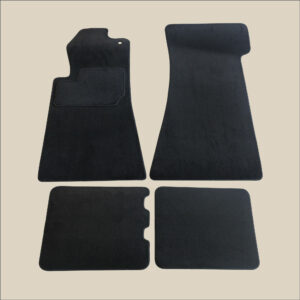 tapis surpiqure gris mercedes slc c107