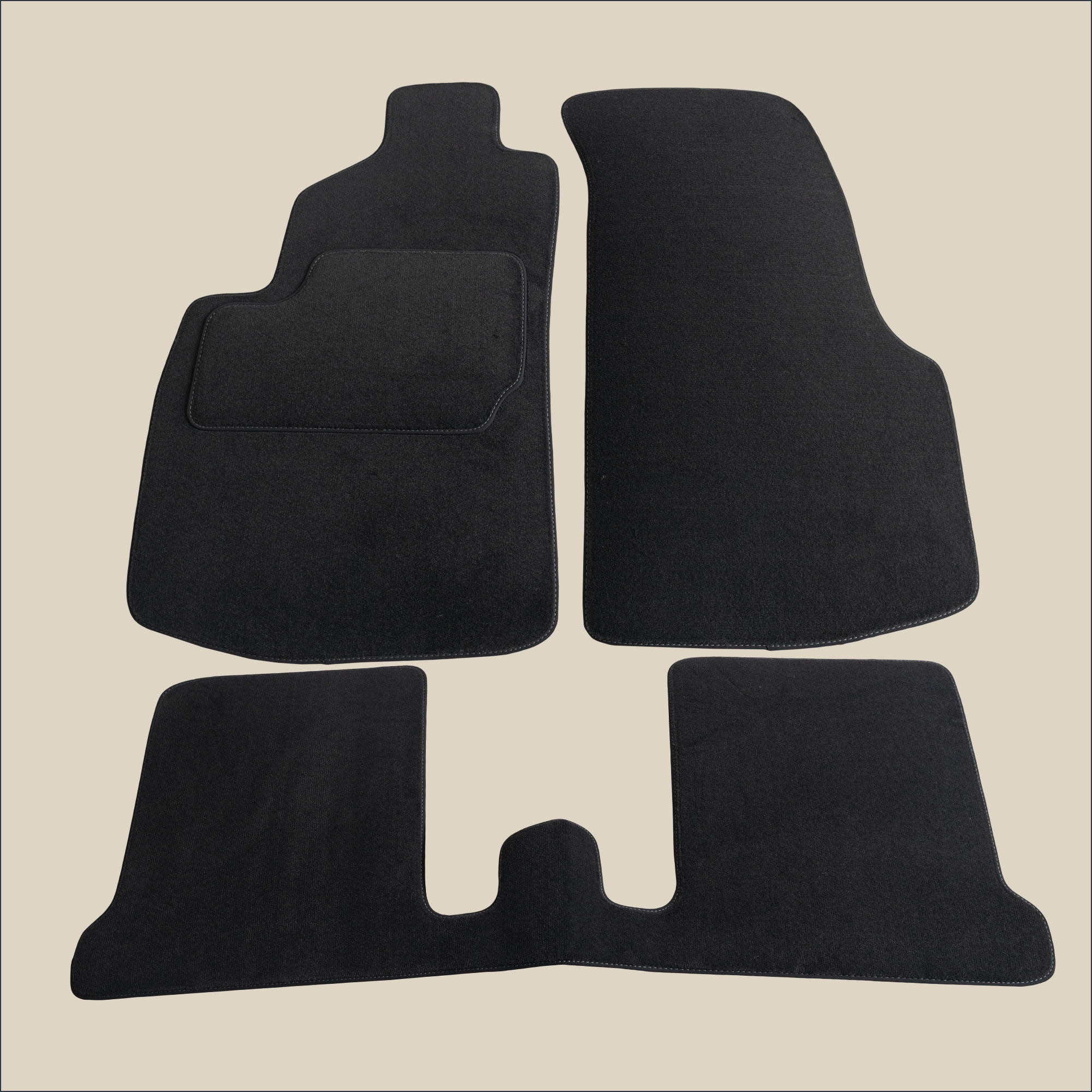 tapis surpiqure gris volkswagen golf 1 cabriolet