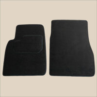tapis avant surpiqure bleu toyota land cruiser hdj 80