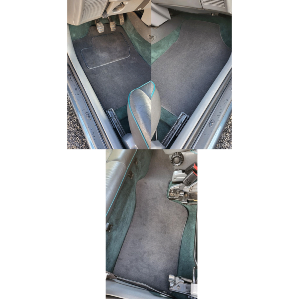 Tapis De Voiture Sur Mesure Pour Renault Clio 1 (1990-1998) - 4 Pièces En Moquette Avec Broderie RS