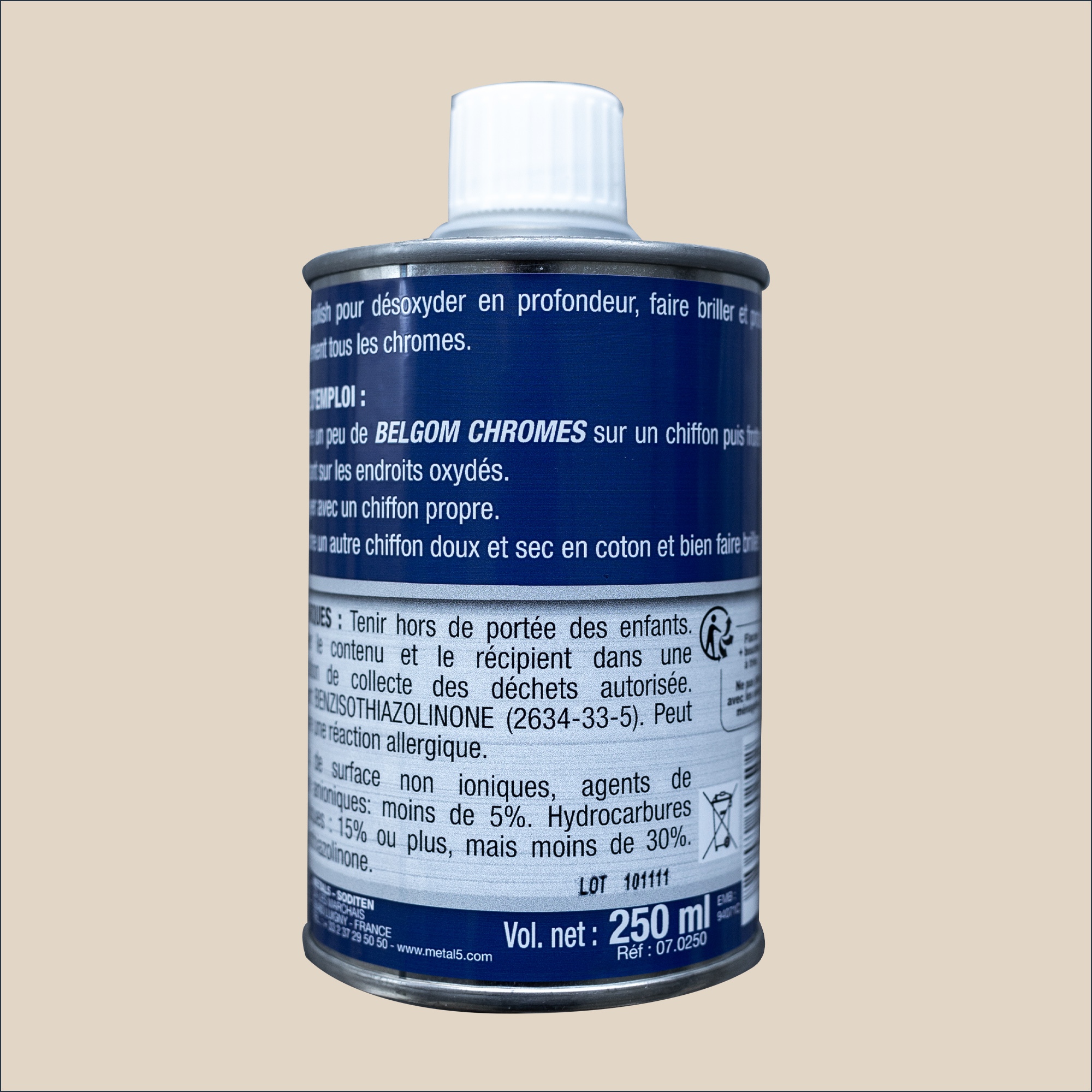 Belgom chromes 250ml