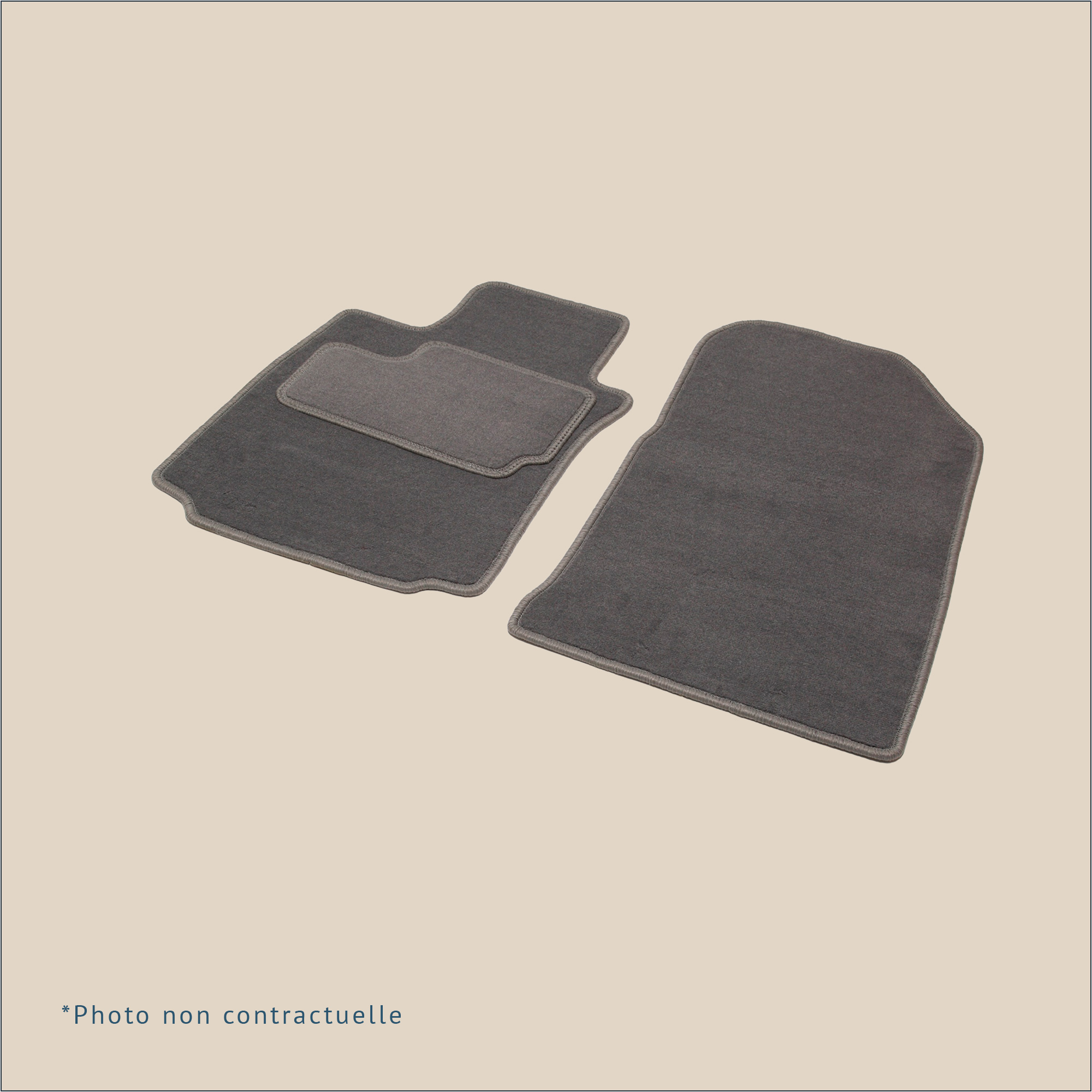 tapis avant gris voitures anciennes