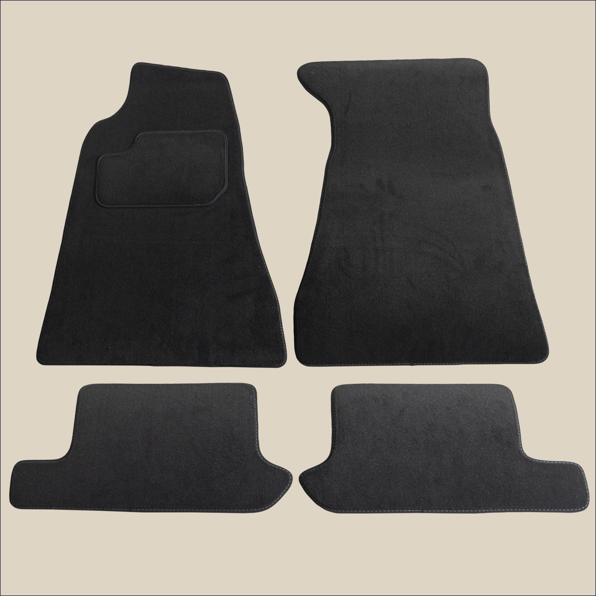 tapis surpiqure gris aston martin db9