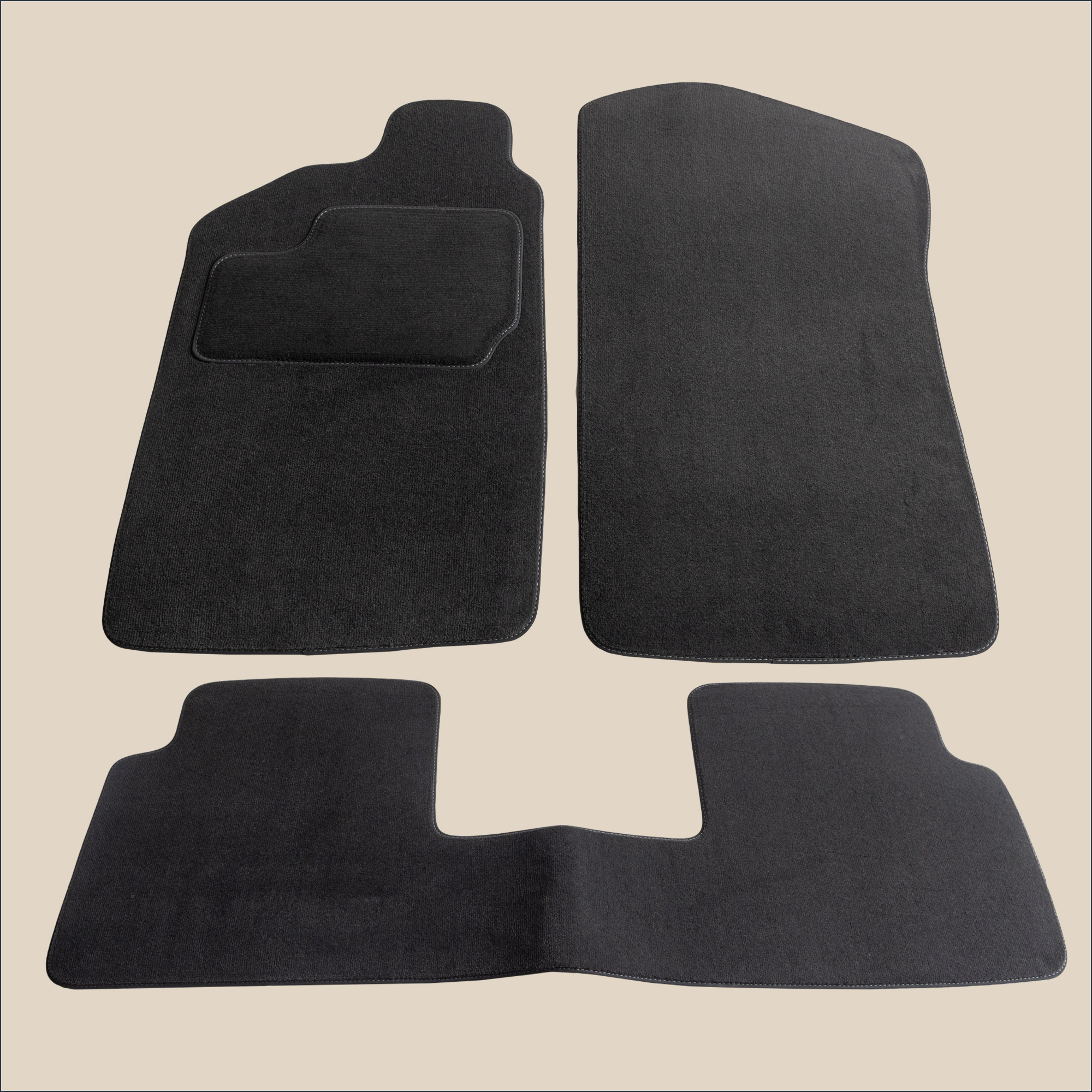 tapis surpiqure gris citroen zx berline