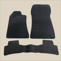 tapis surpiqure gris mercedes clk w208 cabriolet
