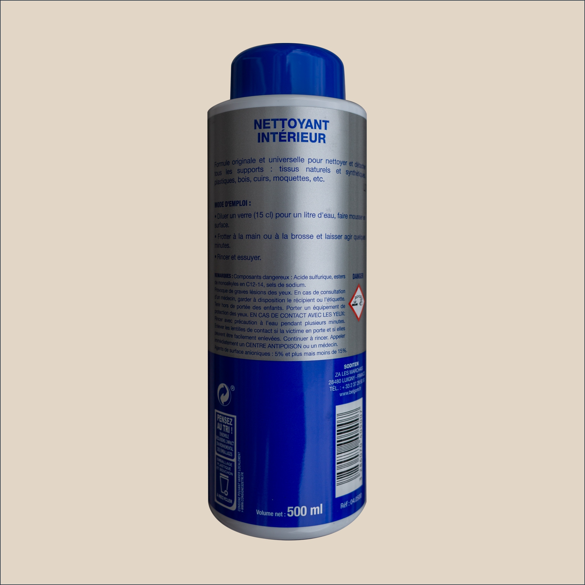 Belgom Nettoyant interieur 500ml
