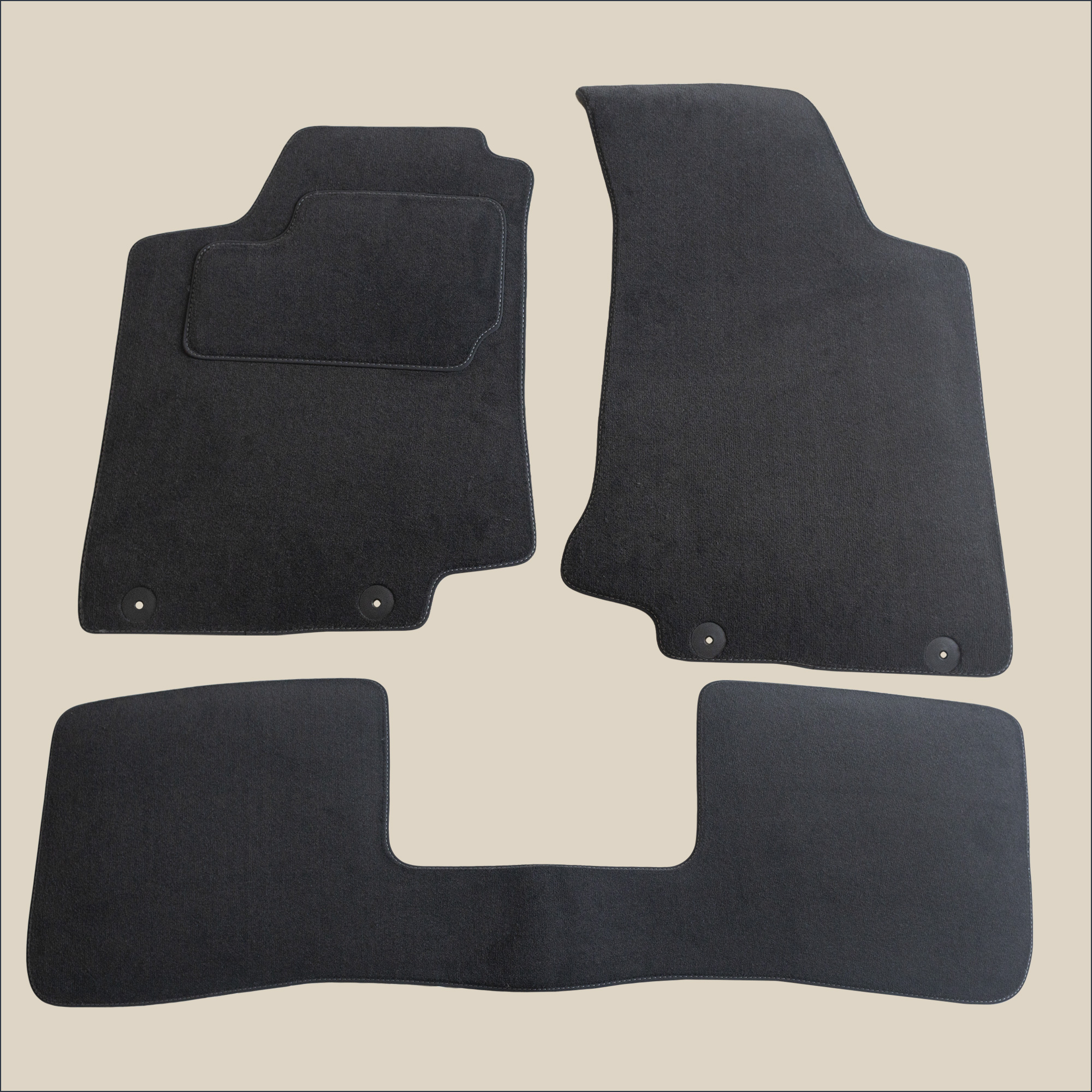 tapis surpiqure gris volkswagen golf 3 vr6