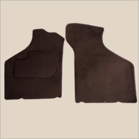 tapis marron avant austin mini