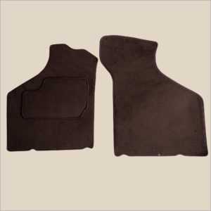 tapis marron avant austin mini
