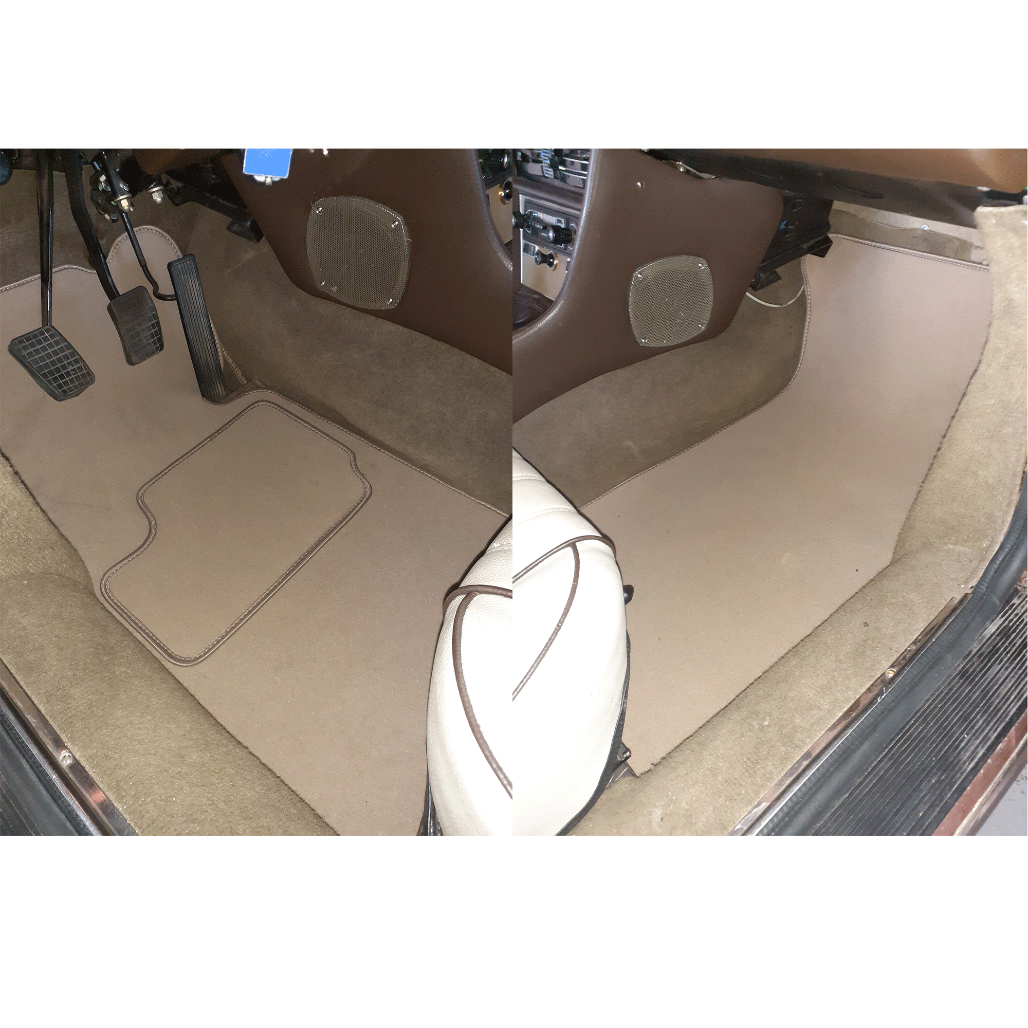 tapis avant beige peugeot 504 coupe
