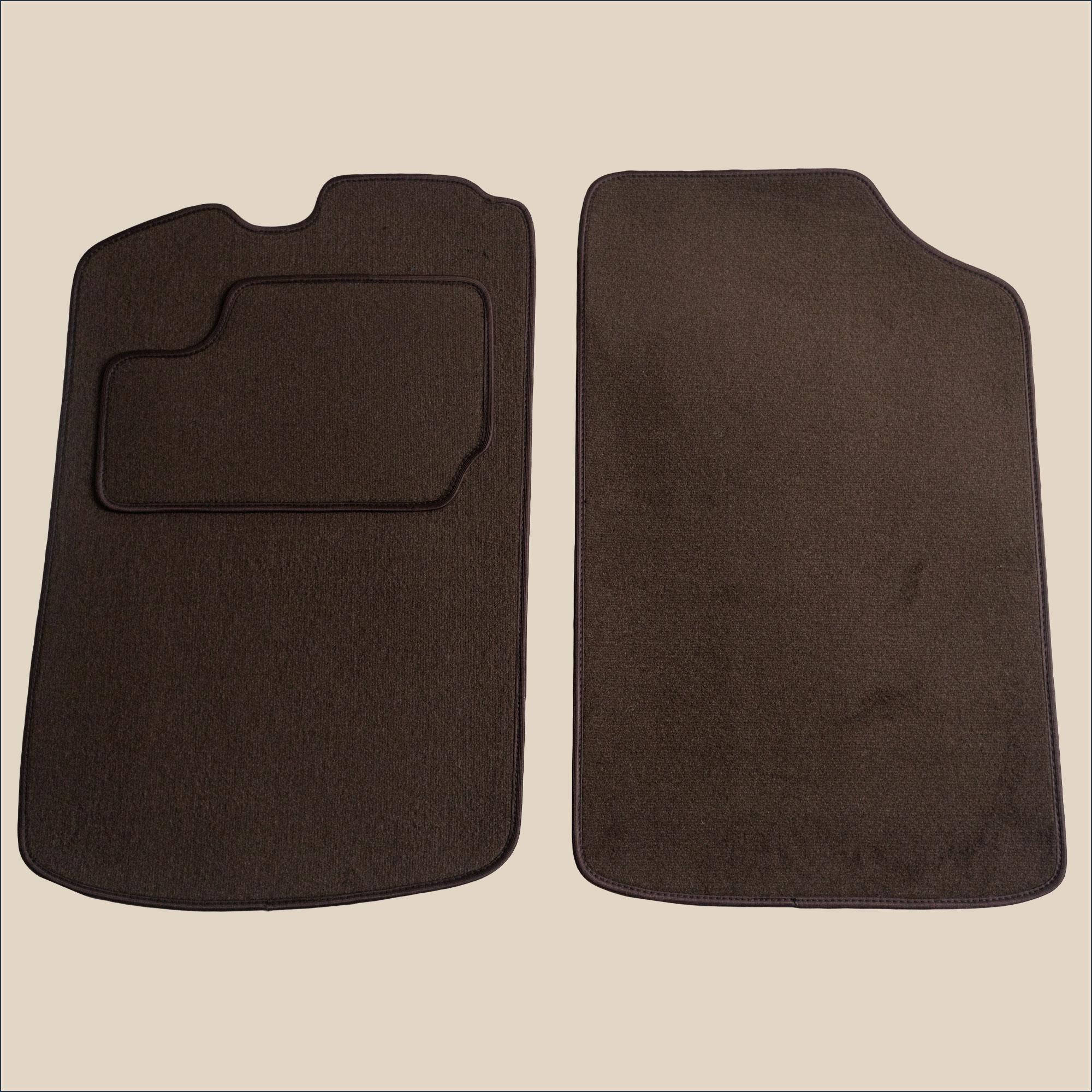 tapis avant marron volkswagen golf 2