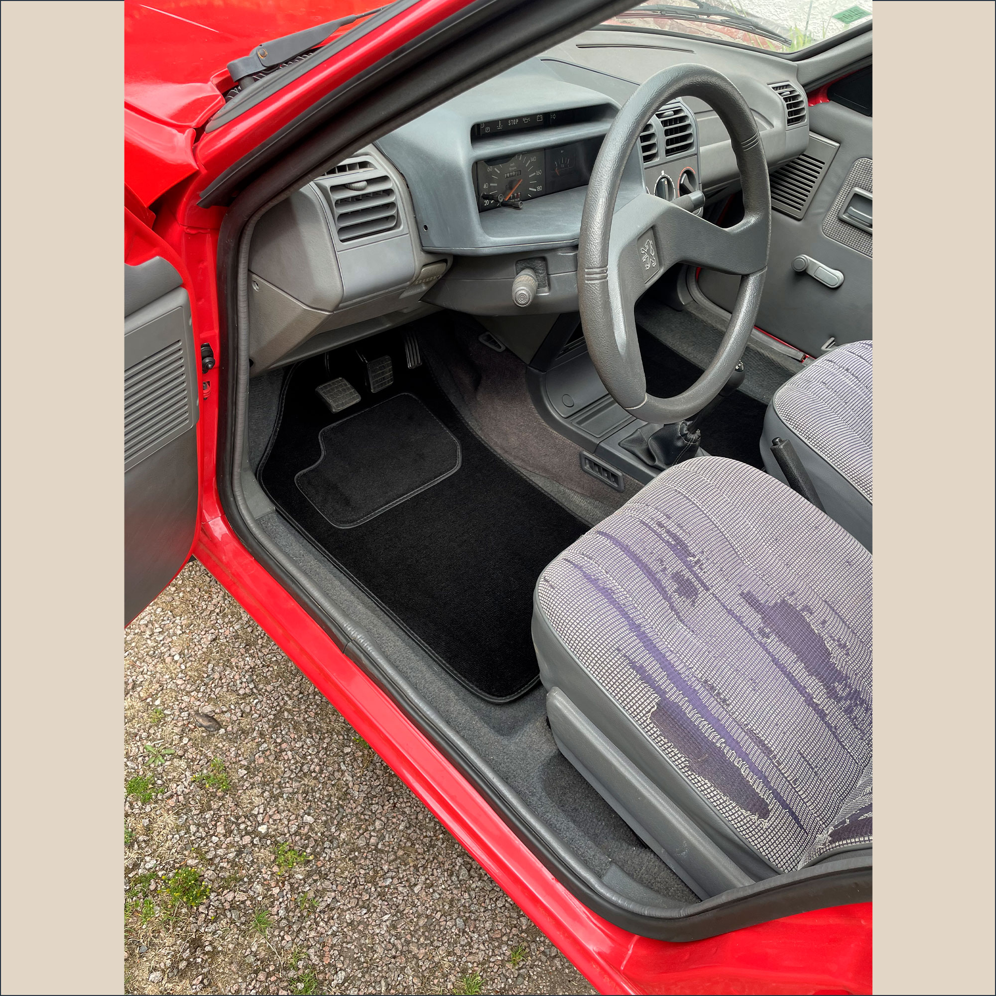 tapis avant peugeot 205 gti