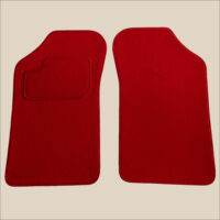 tapis avant rouge peugeot 205