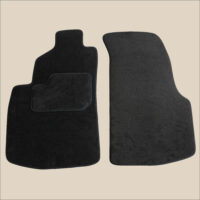 tapis avant-surpiqure bleu volkswagen golf 1