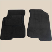 tapis avant surpiqure bleu volvo 240 berline