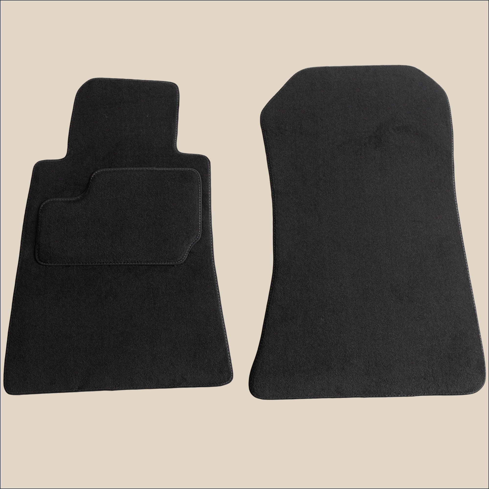 tapis avant surpiqure gris mercedes sl r129