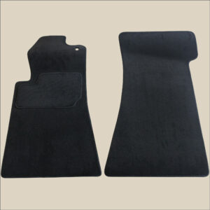 tapis avant surpiqure gris mercedes slc c107