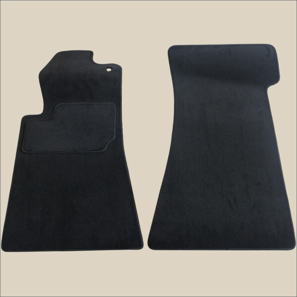 tapis avant surpiqure gris mercedes slc c107