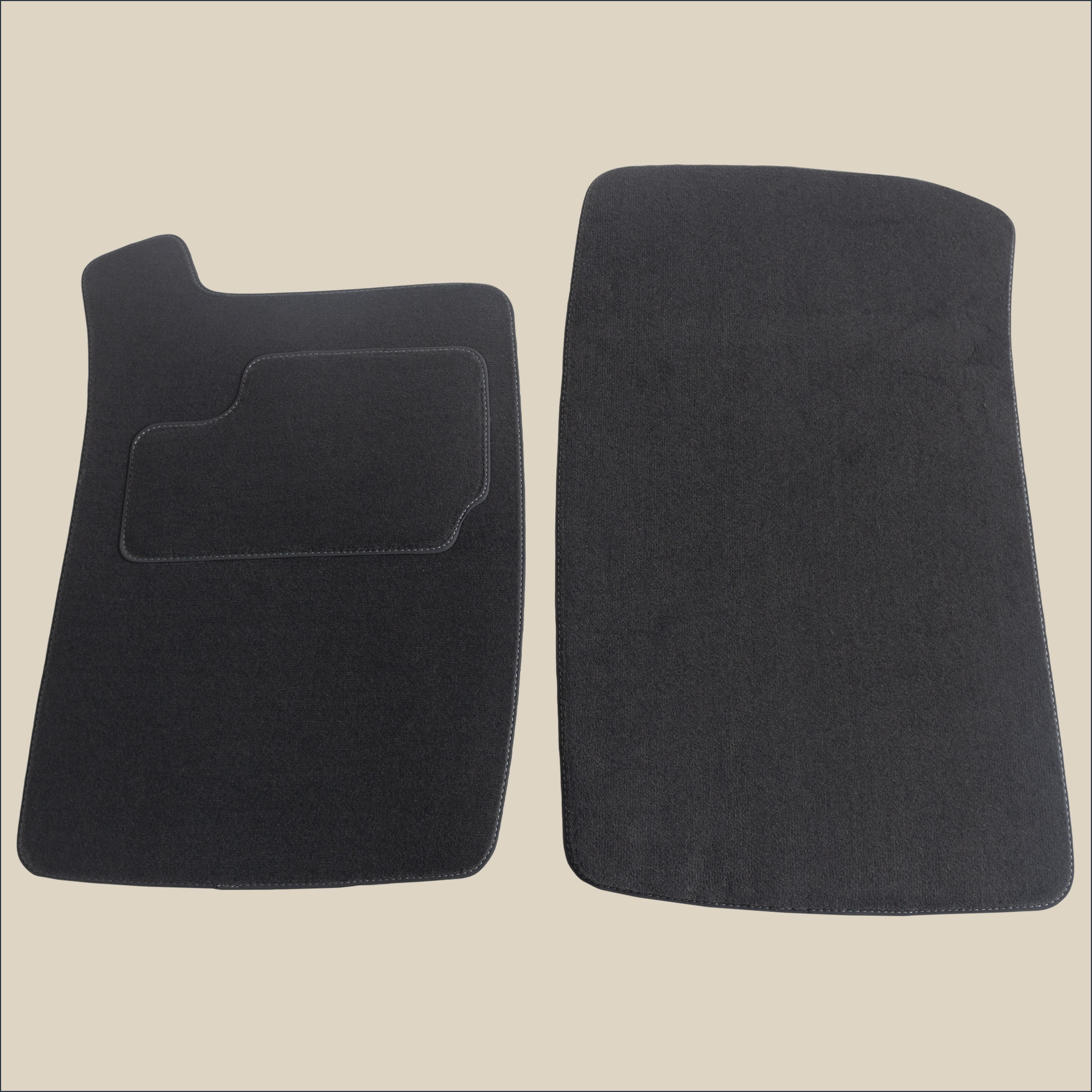 tapis avant surpiqure gris peugeot 309