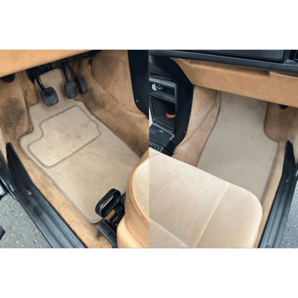 tapis de sol avant beige saab 900