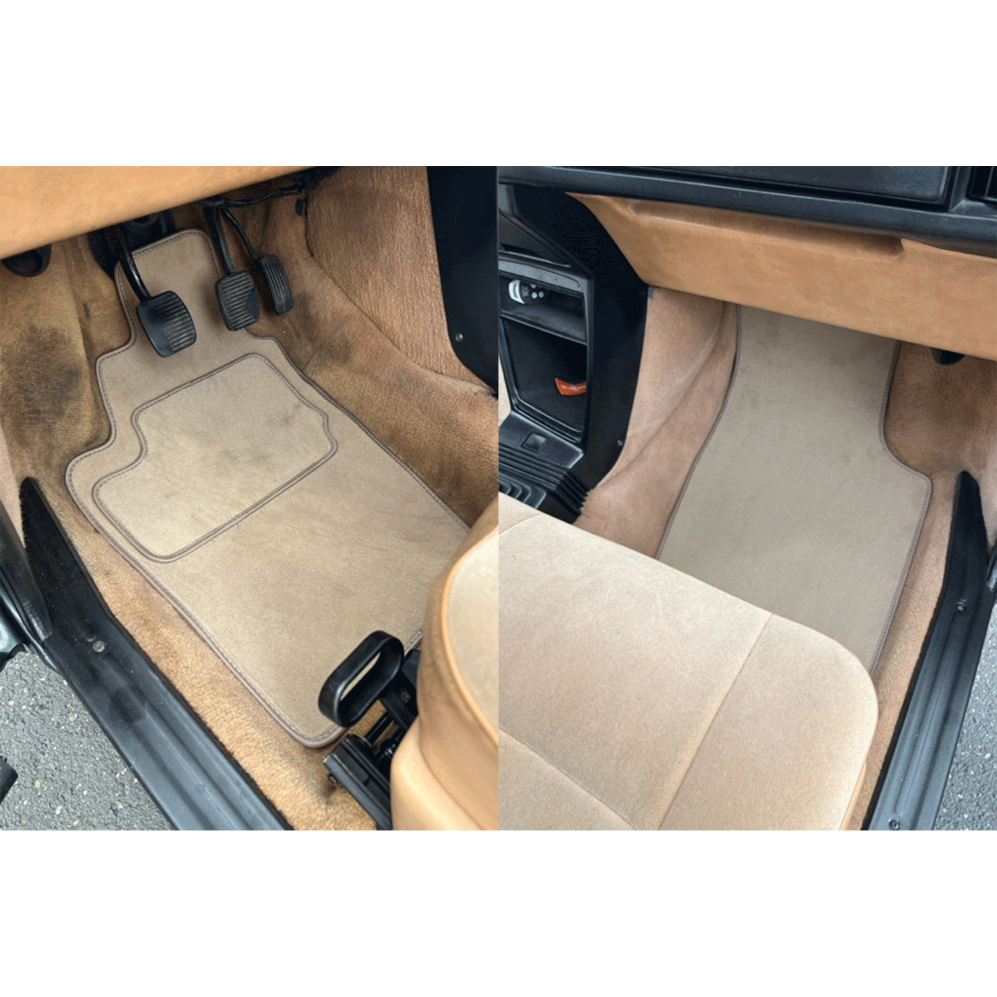 tapis de sol avant beige saab 900