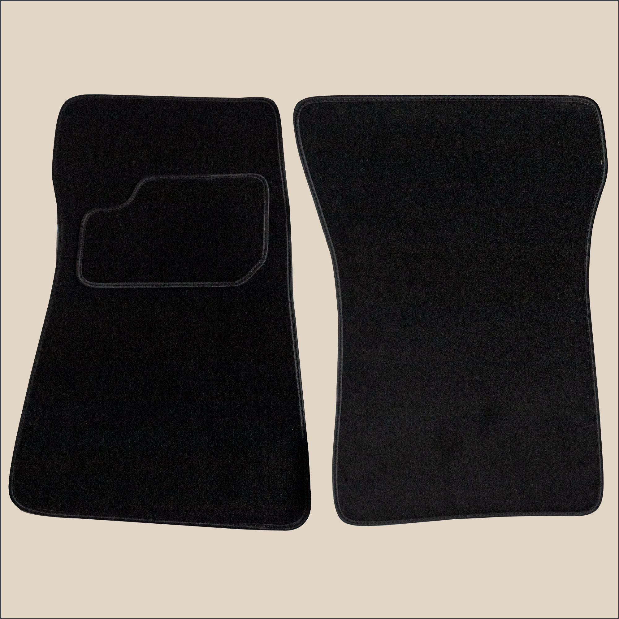 tapis noir avant ford capri