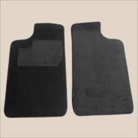tapis surpiqure bleu avant Lancia Beta