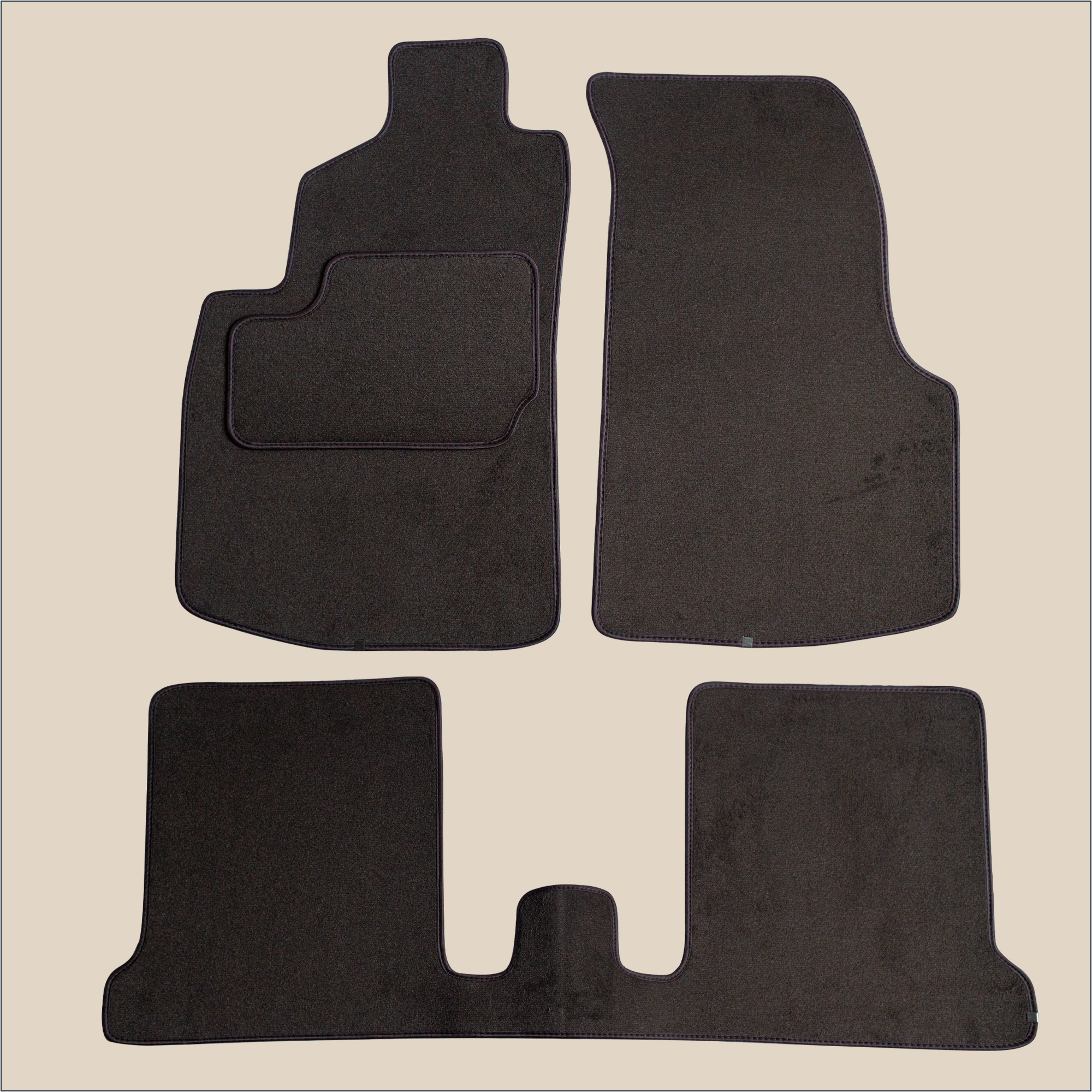 tapis marron volkswagen golf 1