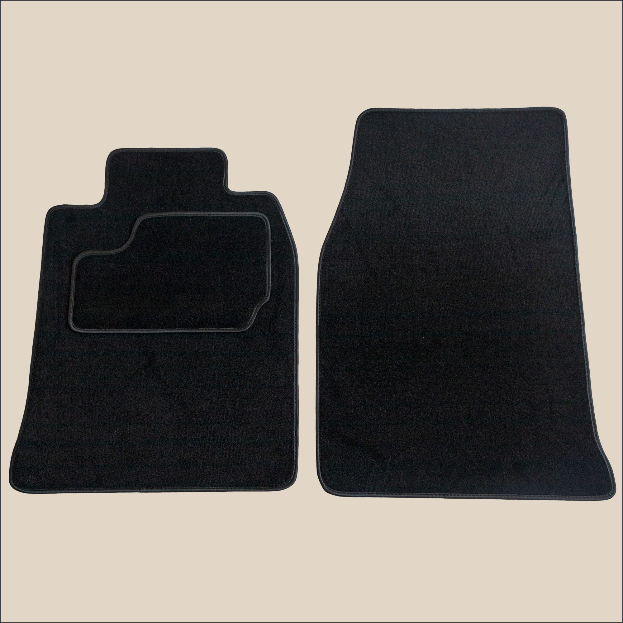 tapis avant noir porsche 968