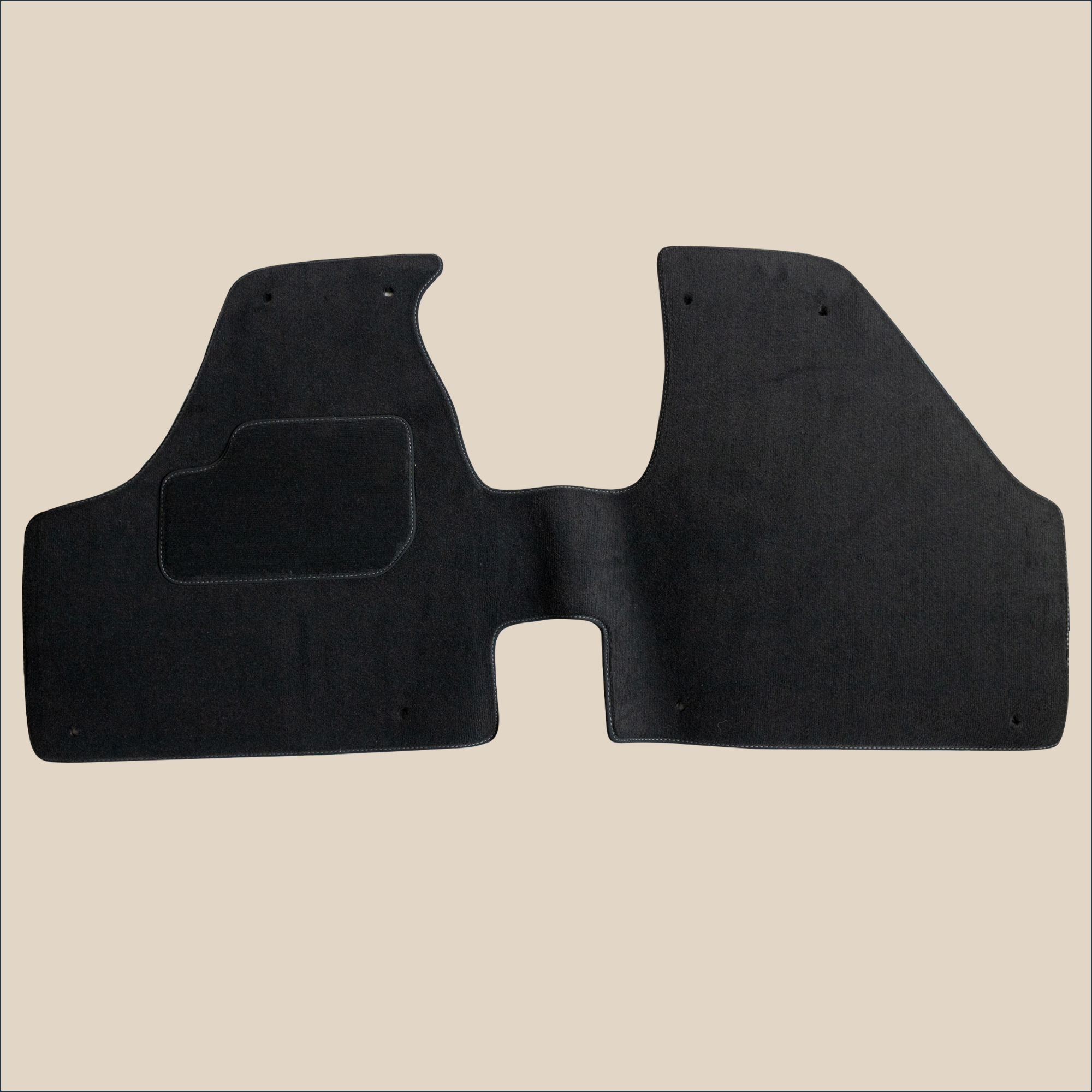 tapis renault 17 surpiqure gris