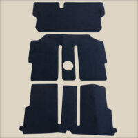 tapis bleu marine panhard 24 ct avec fixations