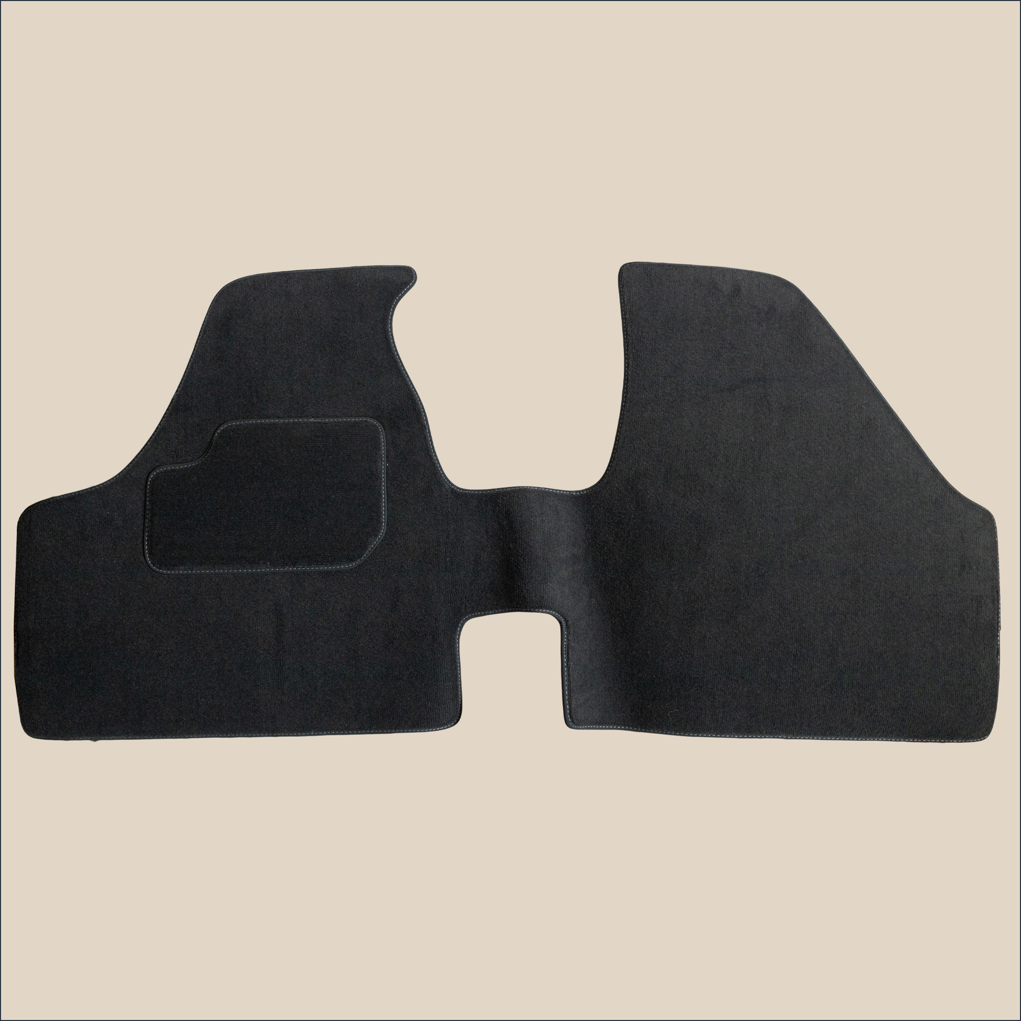 tapis avant surpiqure gris renault 15 phase 1