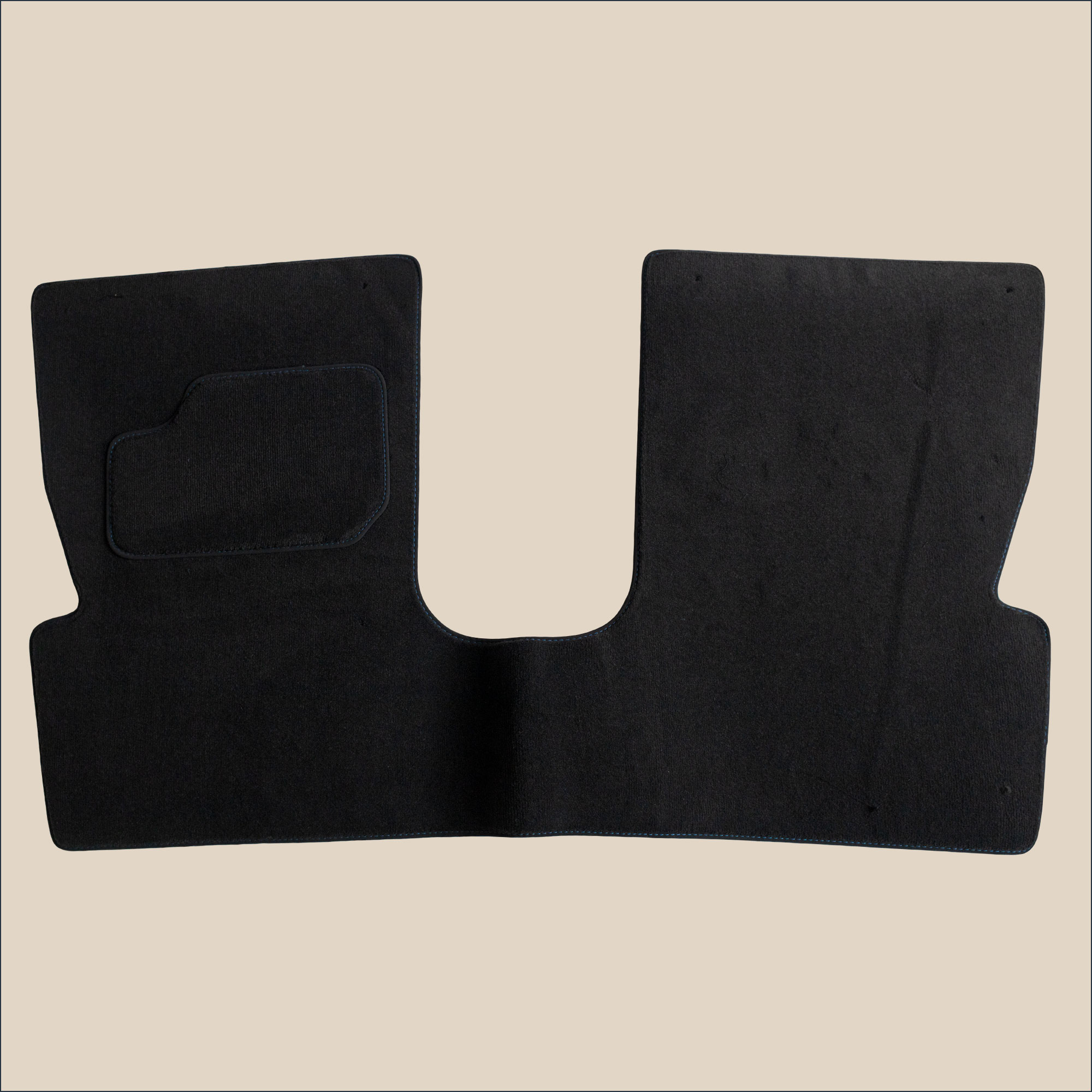 tapis avant surpiqure-bleu renault juvaquatre break