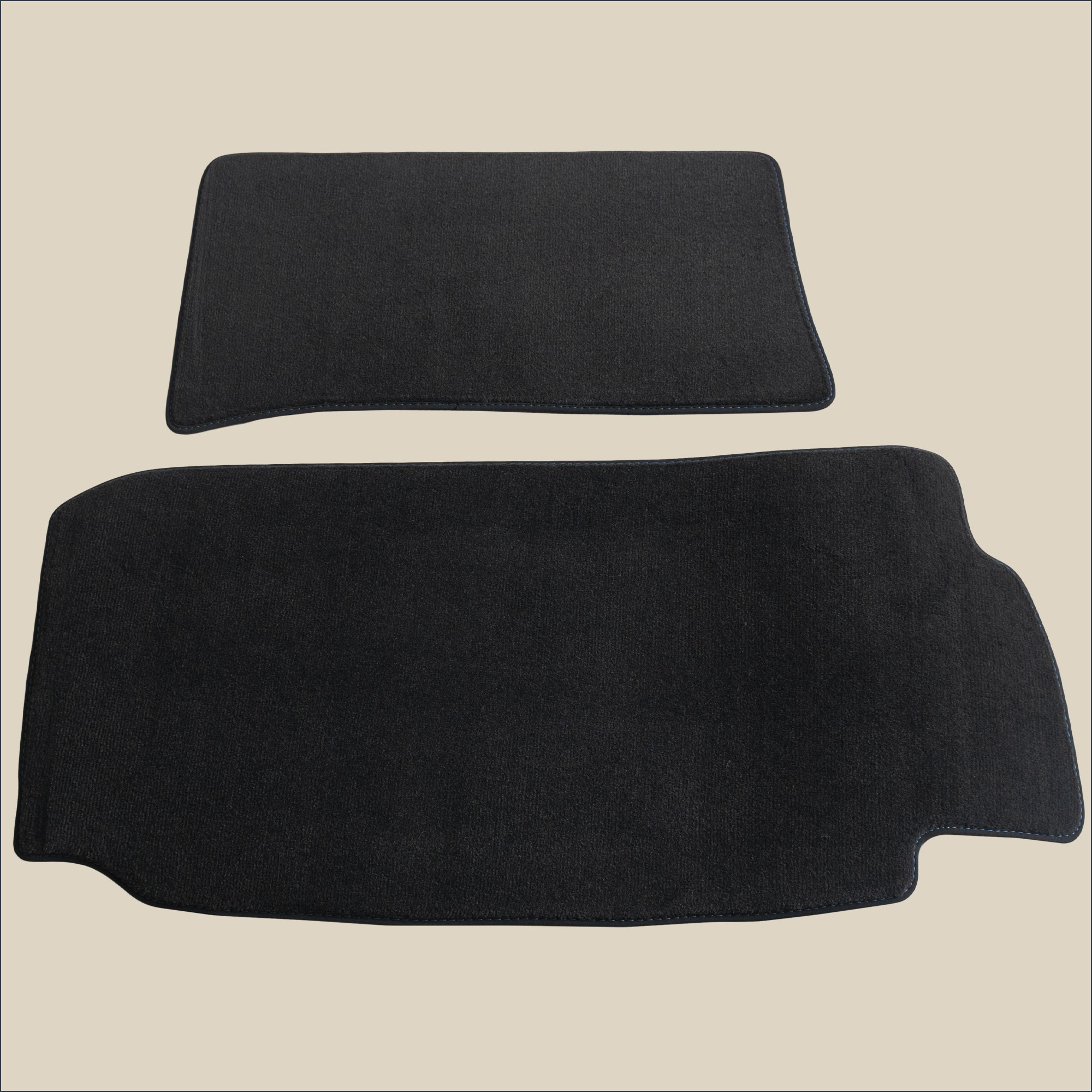 tapis de coffre surpiqure bleu bmw z4 e86