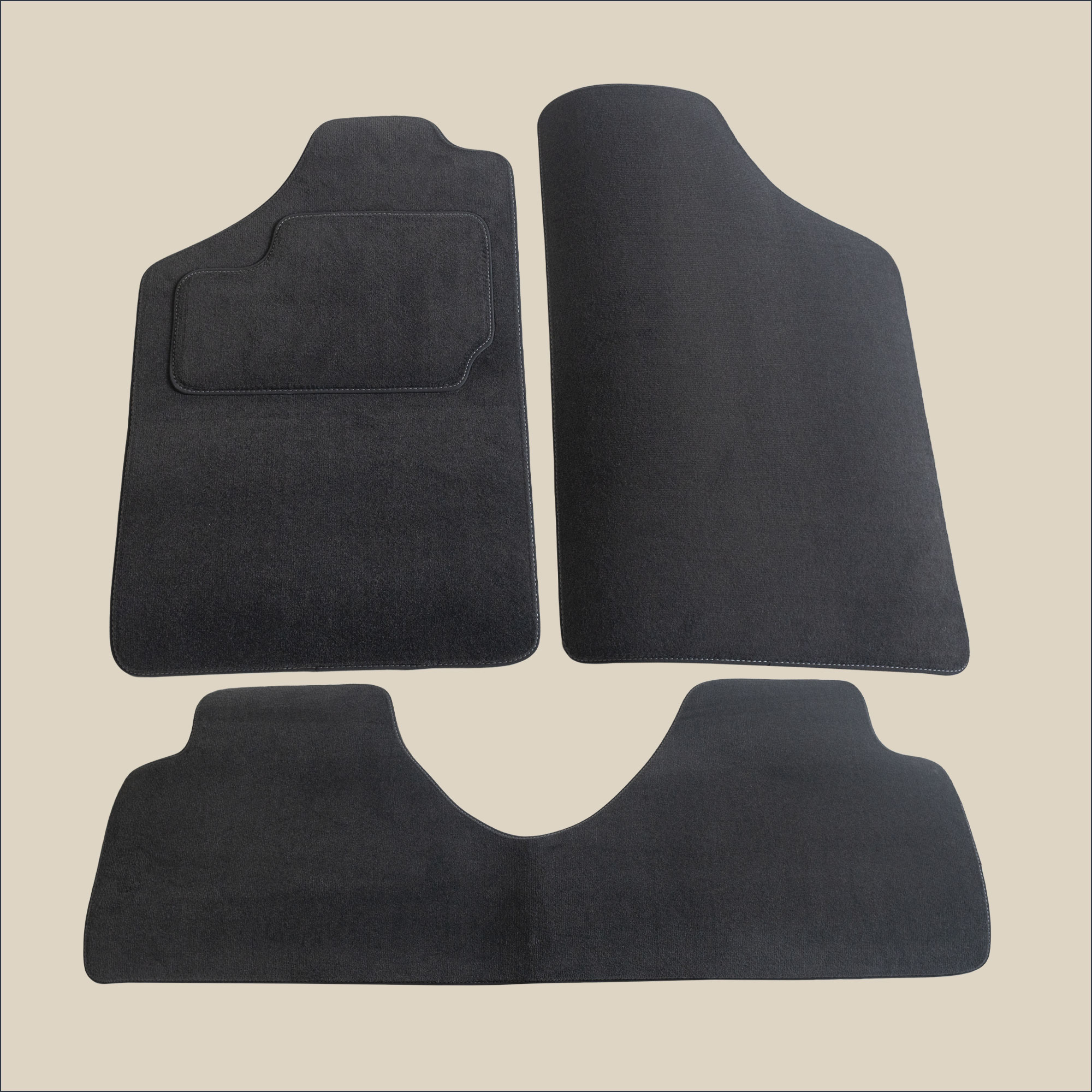 tapis surpiqure gris ford escort III