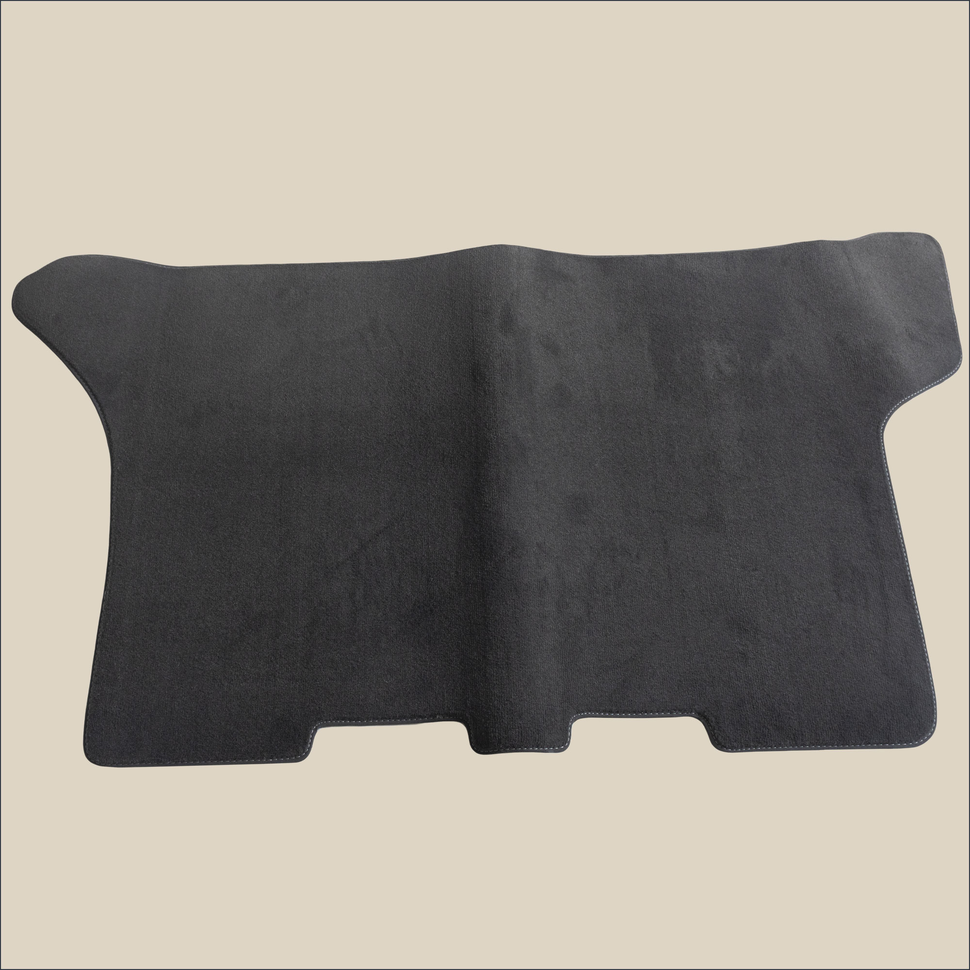 tapis de coffre surpiqure gris toyota land cruiser kzj 73