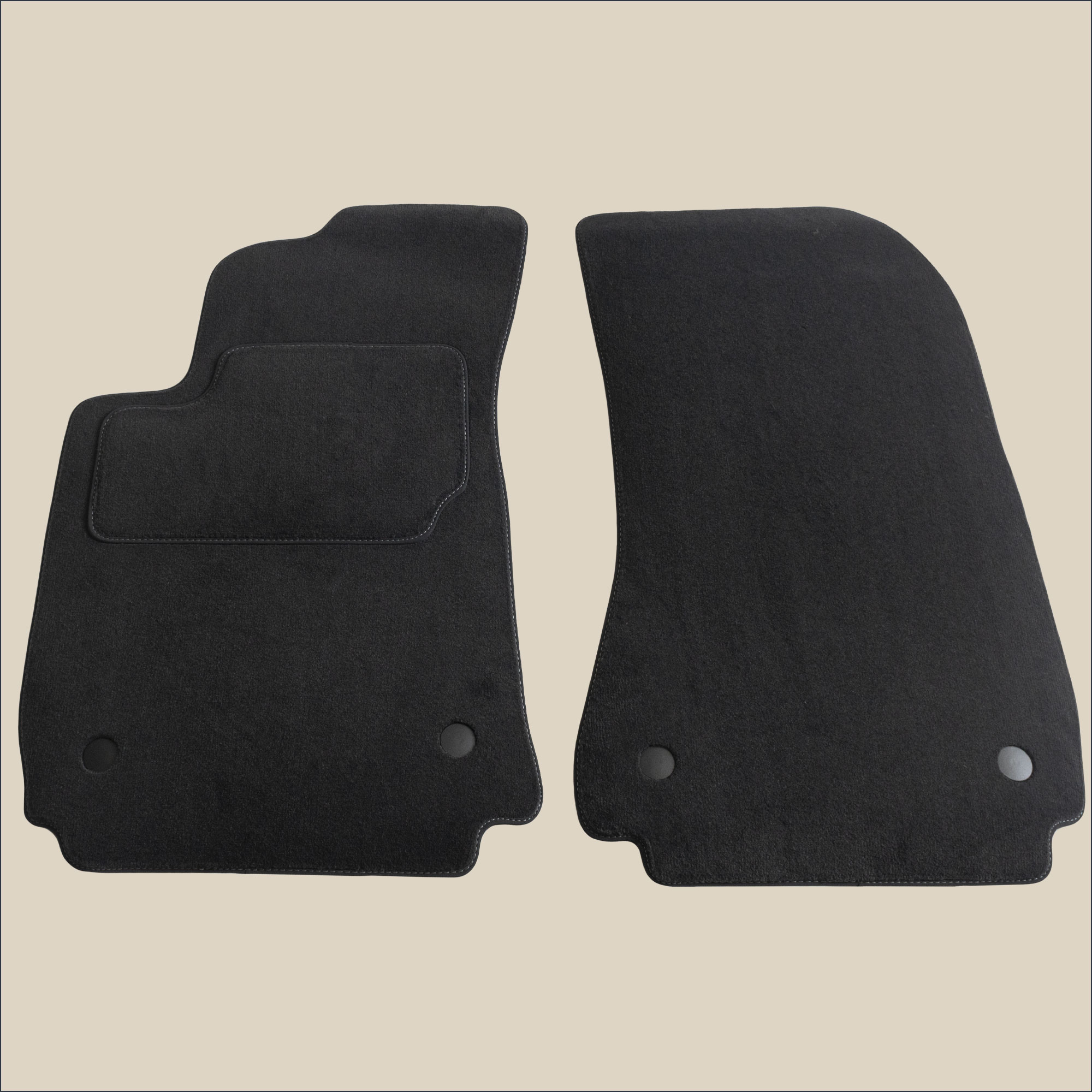 tapis avant surpiqure gris alfa romeo 159