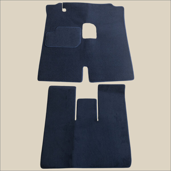 tapis bleu marine austin mini moke