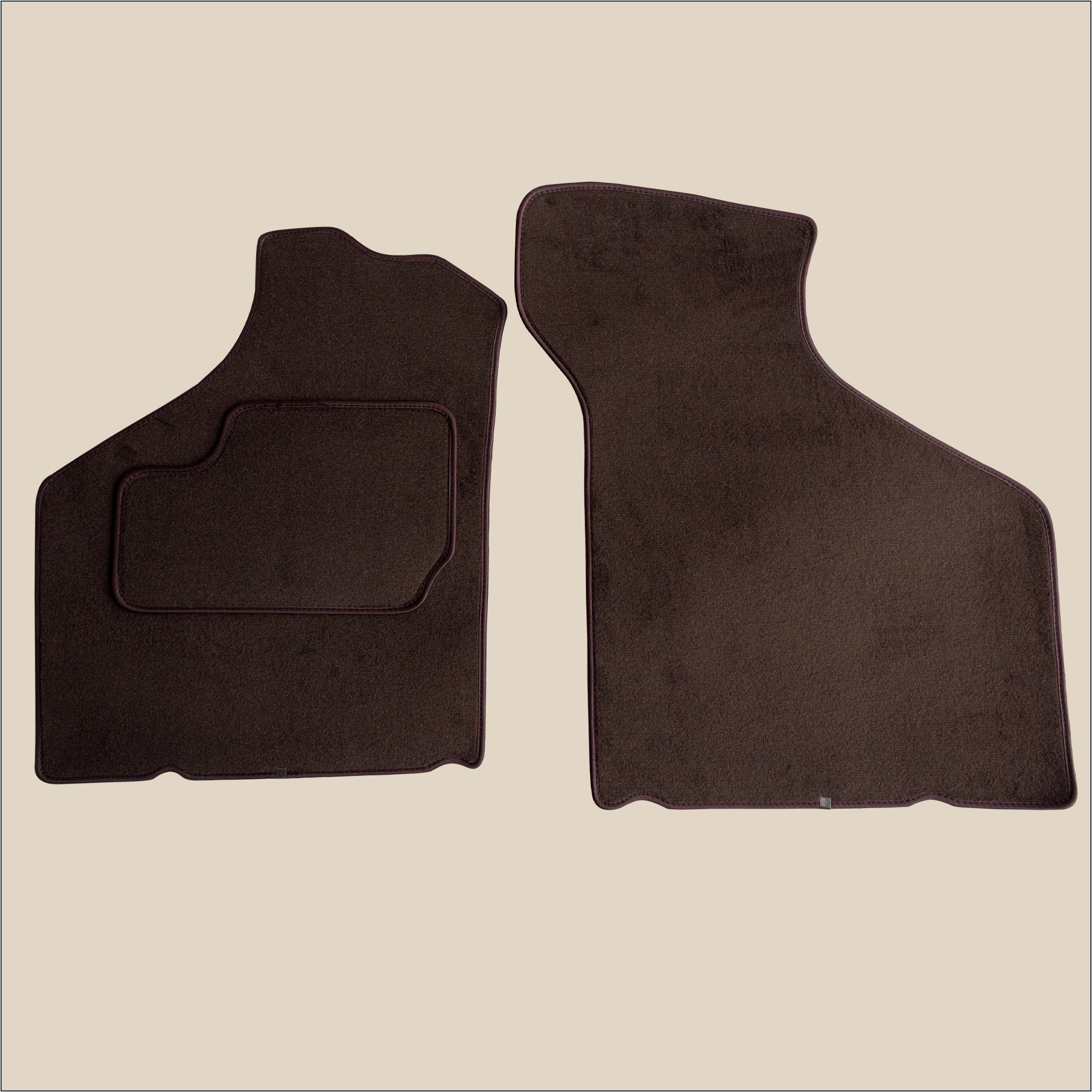 tapis avant marron austin mini cooper 1.3i