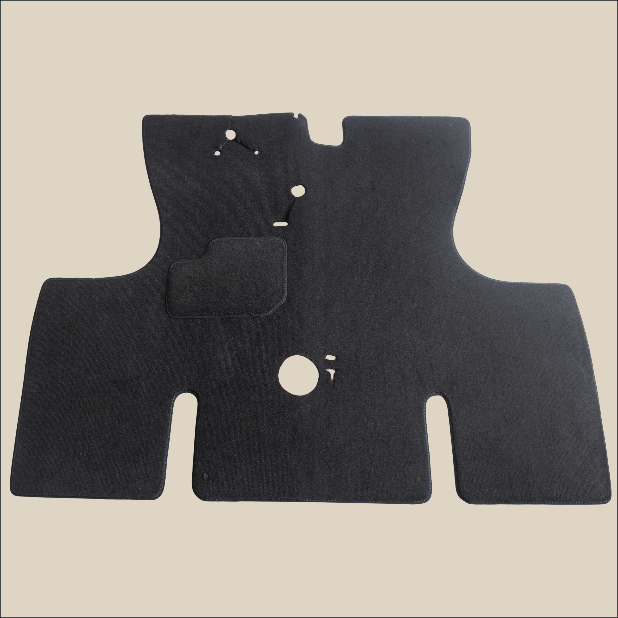 tapis-avant-surpiqure-bleu-renault-caravelle-1100S tapis avant surpiqure bleu renault caravelle 1100S